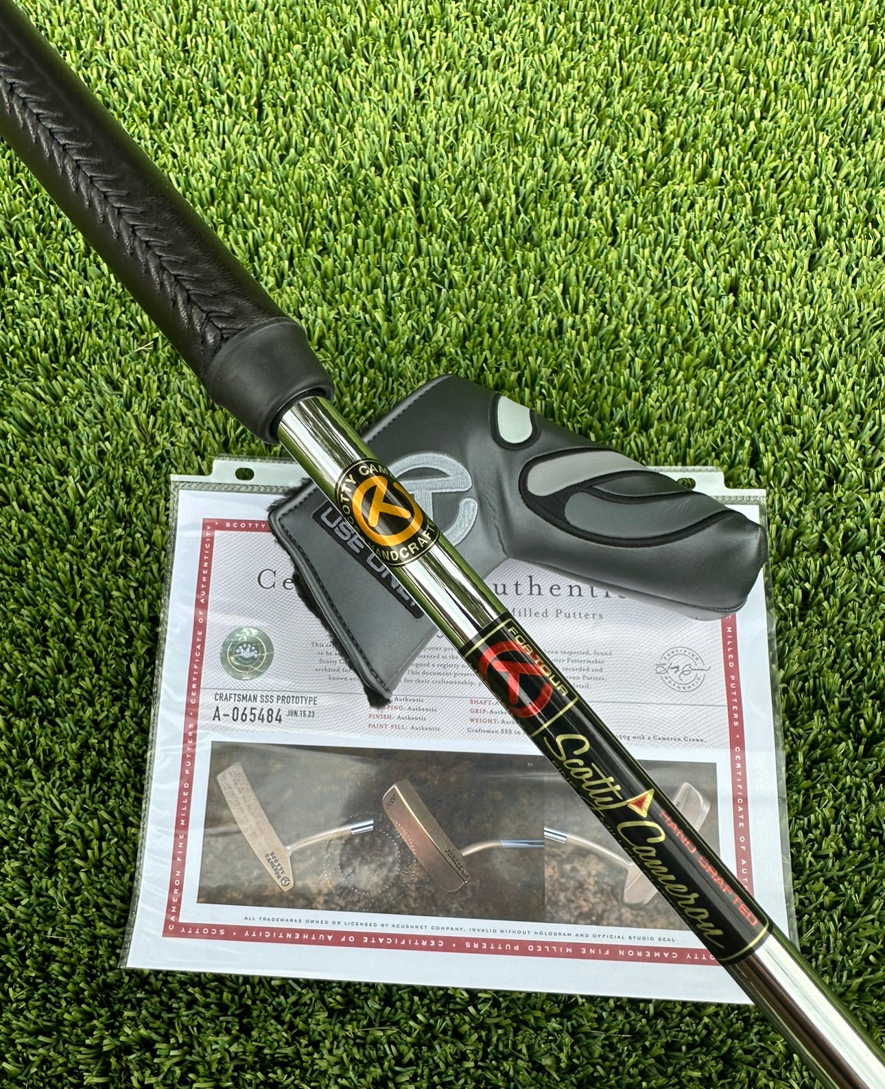 Scotty Cameron Tour Craftsman Prototype SSS Chromatic Bronze 350G Circle T Putter