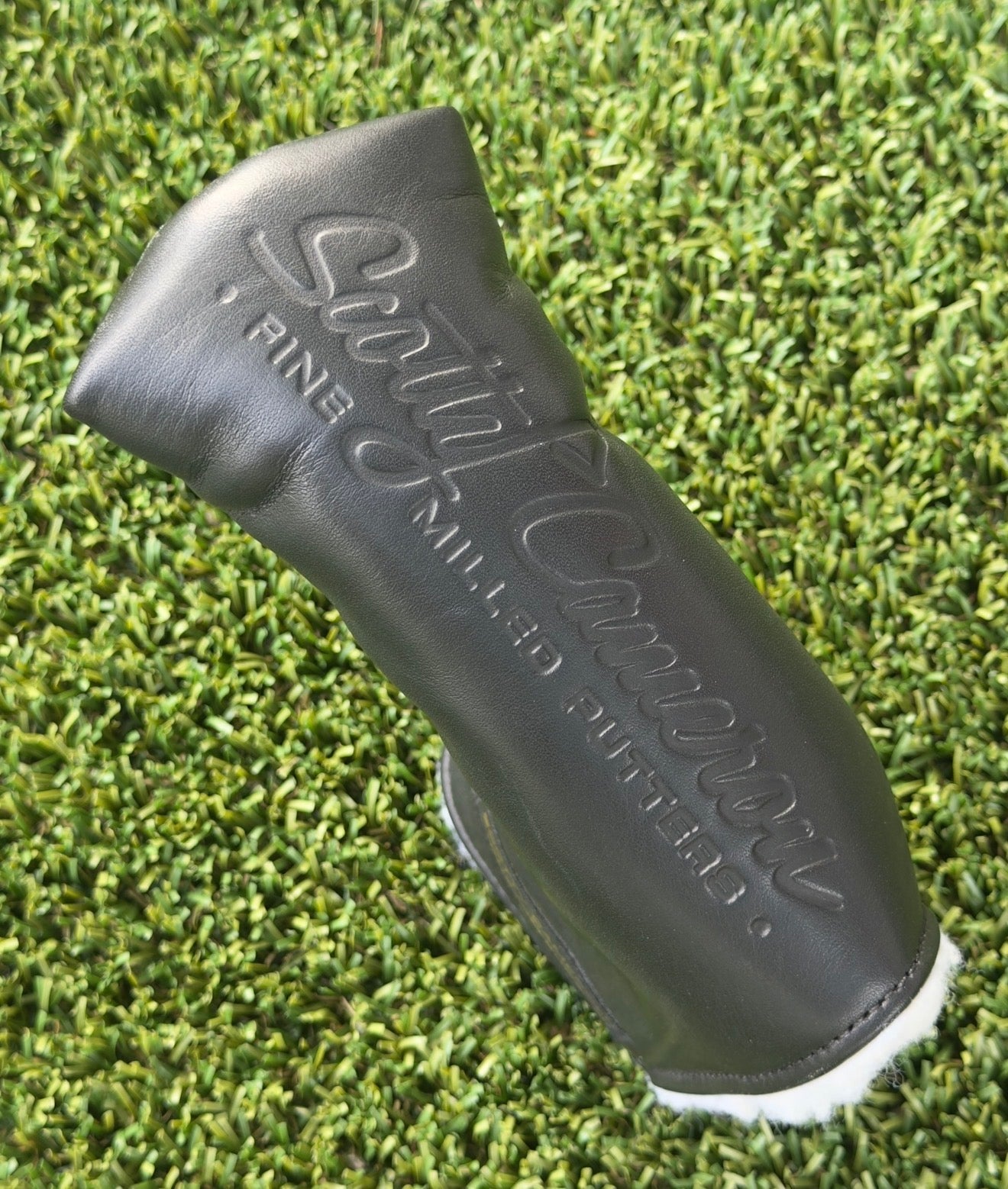 🎊Scotty Cameron Custom Shop Black Steerhide Leather Headcover🎊