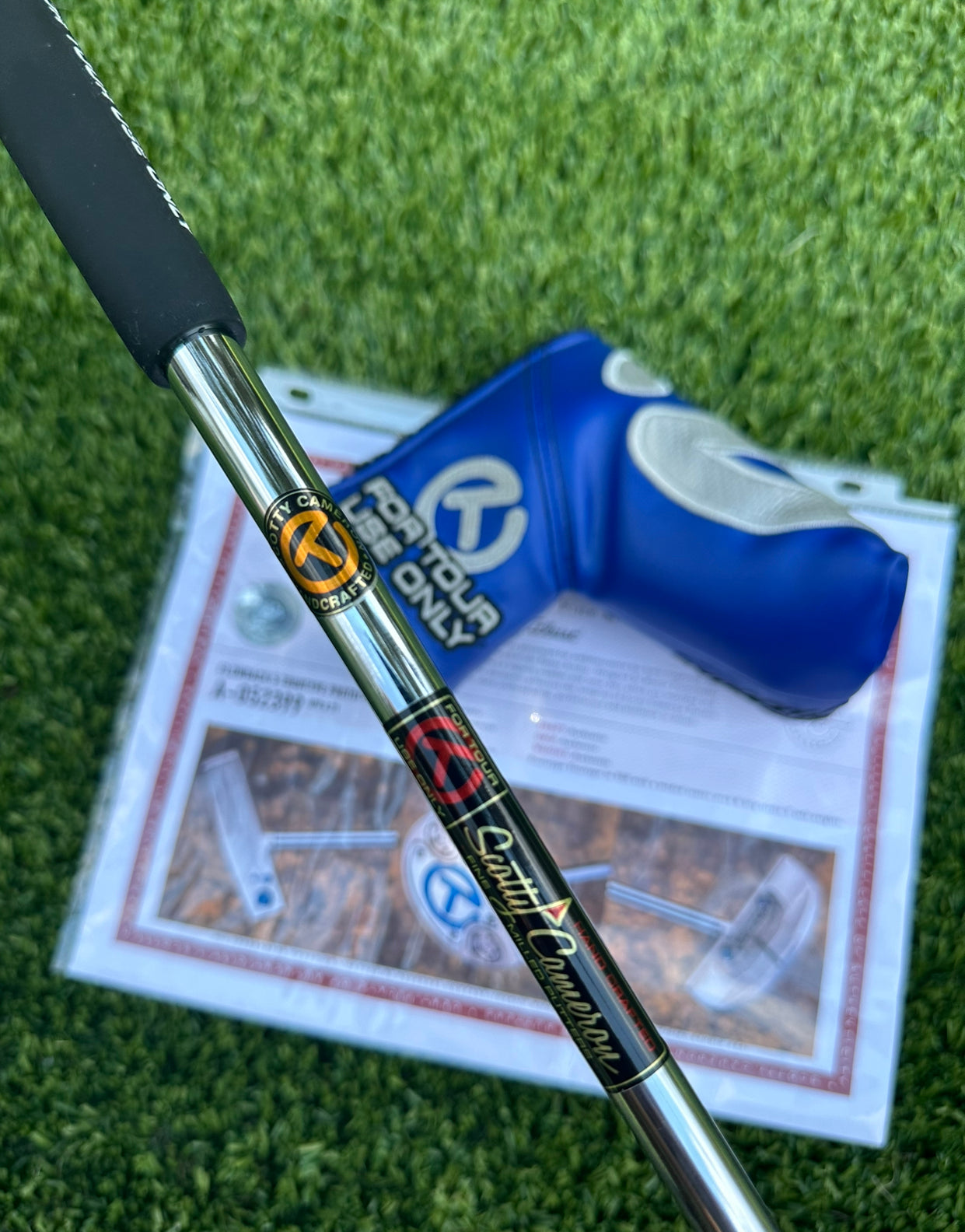 Scotty Cameron Welded Center Shaft TourType F5 360G Circle T