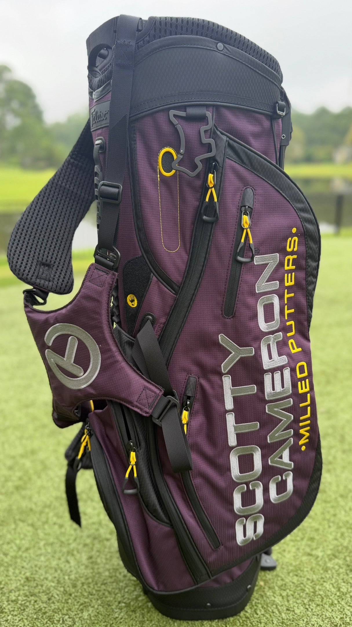 🎊Scotty Cameron 2025 Mardi Gras Purple Circle T Bag with JJ Headcover Set🎊