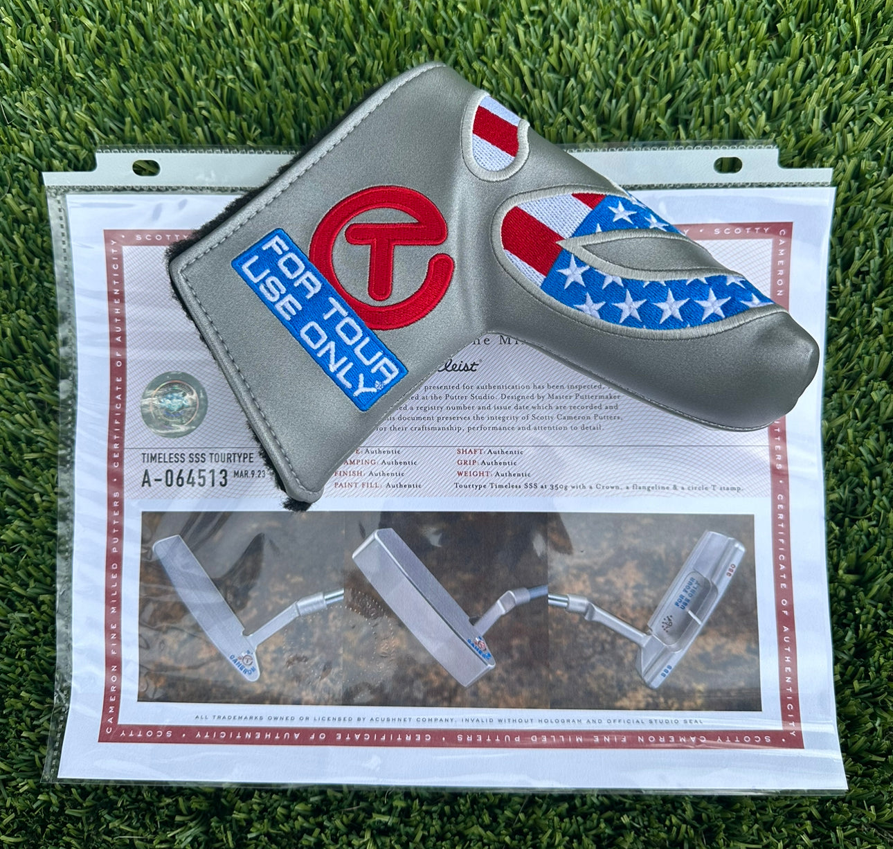 Scotty Cameron Tour Timeless TourType SSS 350G Circle T Hand