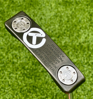 Scotty Cameron Tour Black Masterful Button Back SSS 360G Circle T Putter
