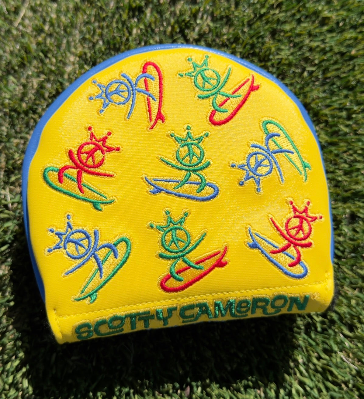 🎊Gallery Only Round Mallet King Peace Surfer Headcover🎊