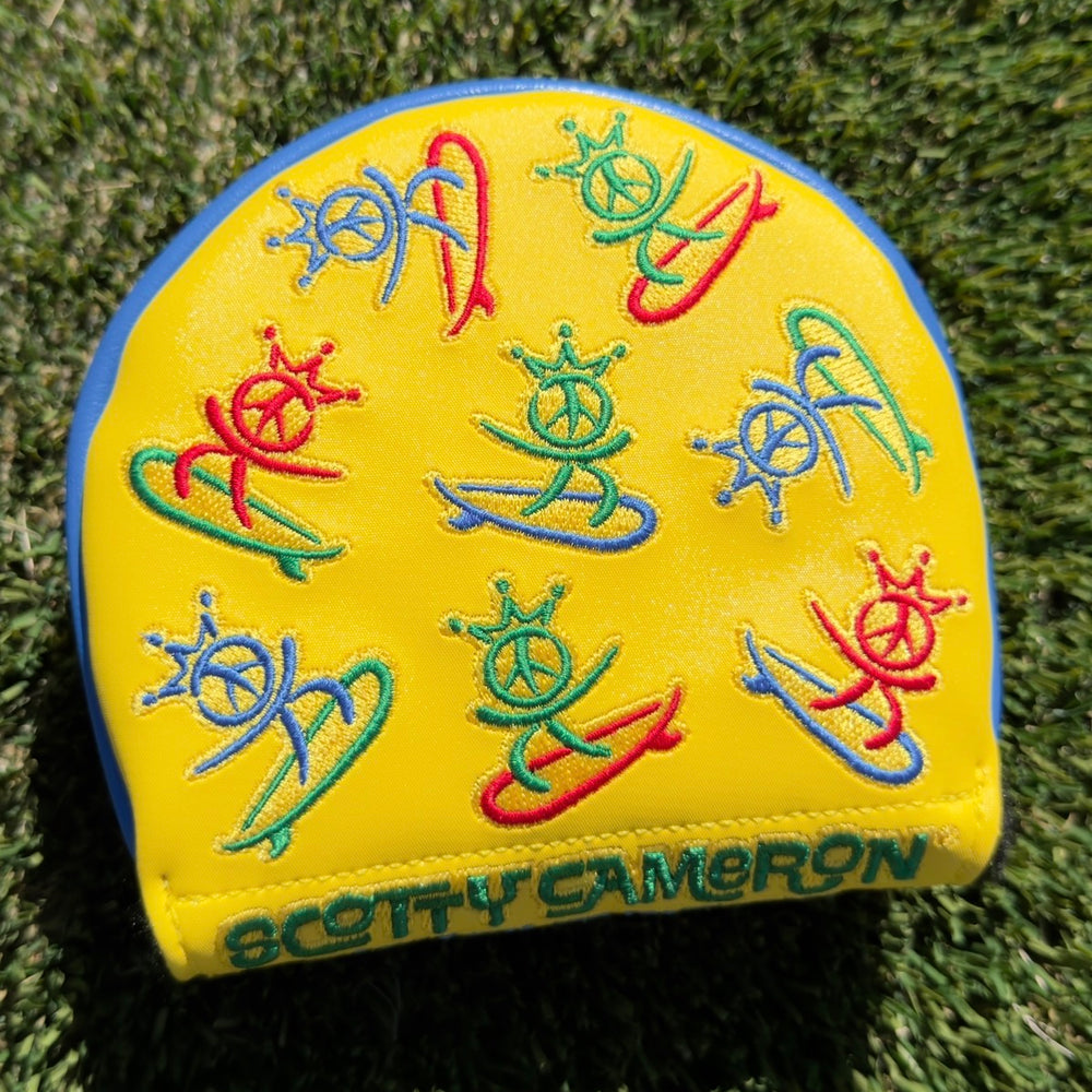 🎊Gallery Only Round Mallet King Peace Surfer Headcover🎊