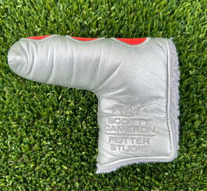 Scotty Cameron Studio Select Silver 3 Red Dots Blade Headcover