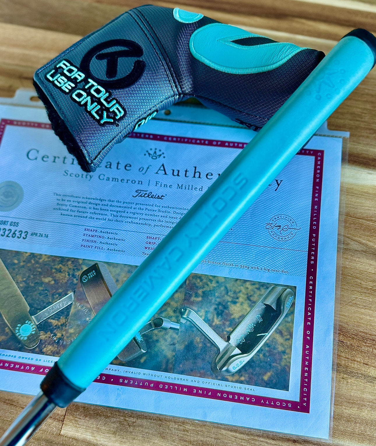 Scotty Cameron Chromatic Bronze Newport GSS 350G Tiffany Bombs