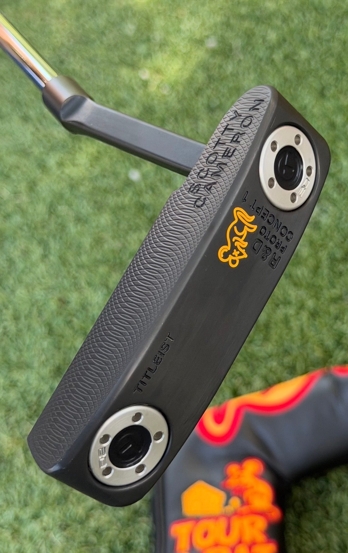 🍂Scotty Cameron Tour Black Welded Mid Slant Tour Rat 1 SSS 360G Circle T Putter🍂