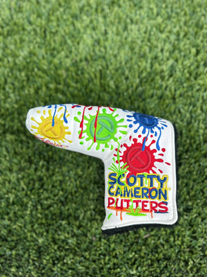 Scotty Cameron Paint Splash White Circle T Headcover