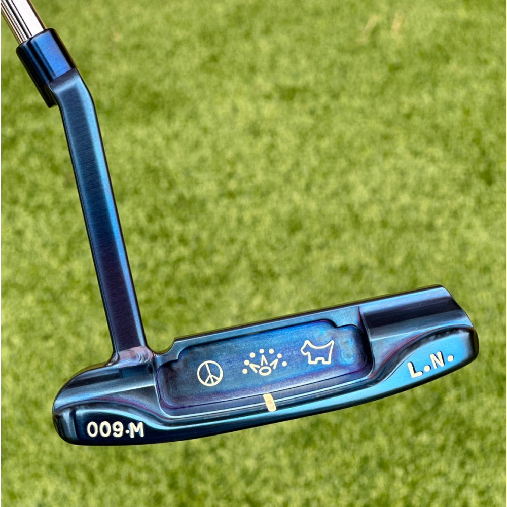 Scotty Cameron Tour 009M Welded Long Neck Chromatic Blue 350G
