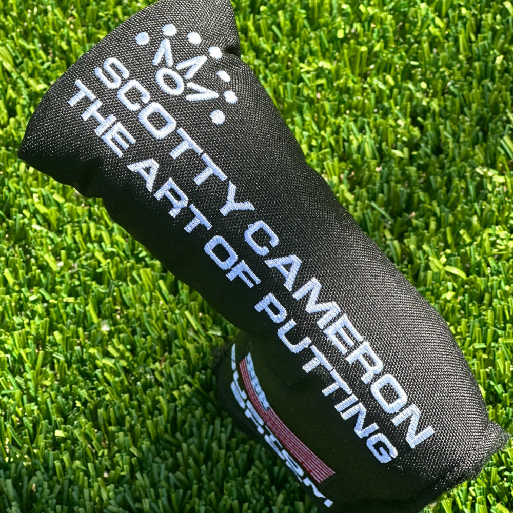 Scotty Cameron Art of Putting Custom Shop Flag Headcover Black
