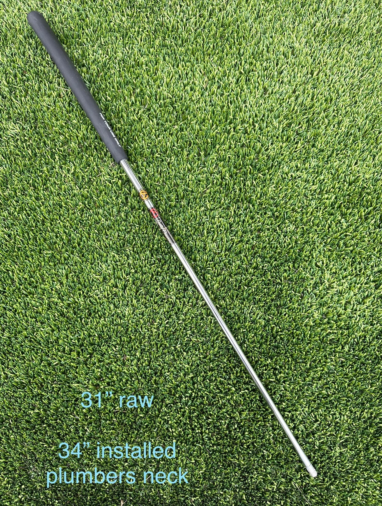 Scotty Cameron 34'' Circle T Pistolini Plus grip and Shaft plumbers neck