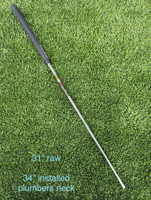 Scotty Cameron 34'' Circle T Pistolini Plus grip and Shaft plumbers neck