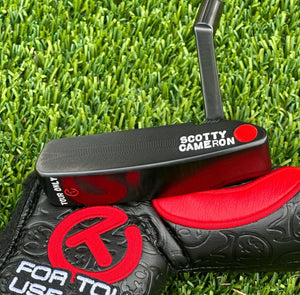 Scotty Cameron Tour Black Welded Mid Slant Cherry Bomb Titleist 350G Circle T