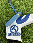 Load image into Gallery viewer, Scotty Cameron Tour 009M Welded Long Neck Chromatic Blue 350G Circle T

