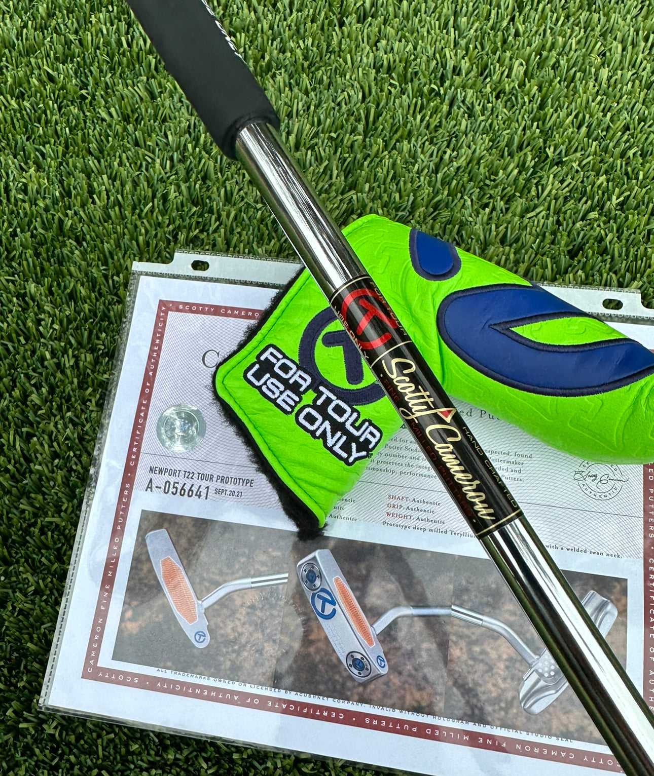 Scotty Cameron 1/1 Welded Swan Neck T22 Newport 360G Circle T