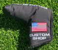 Load image into Gallery viewer, Scotty Cameron Art of Putting Custom Shop Flag Headcover Black
