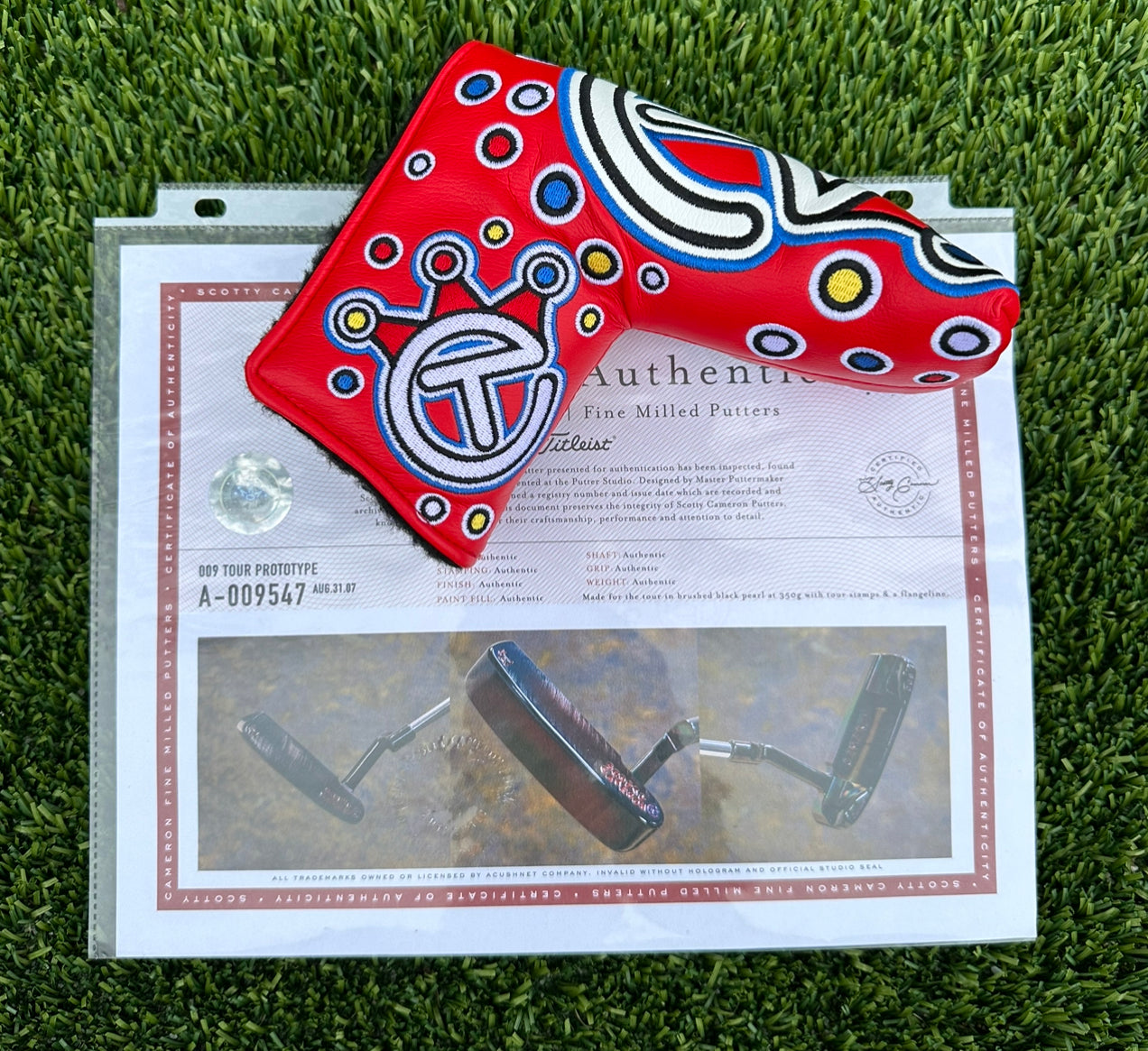 Scotty Cameron 009 Prototype Black Pearl 350G Circle T