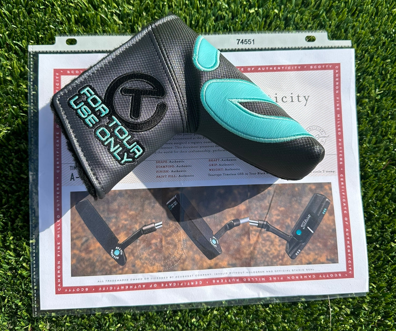 Scotty Cameron Tour Black TourType Timeless GSS Tiffany 350G