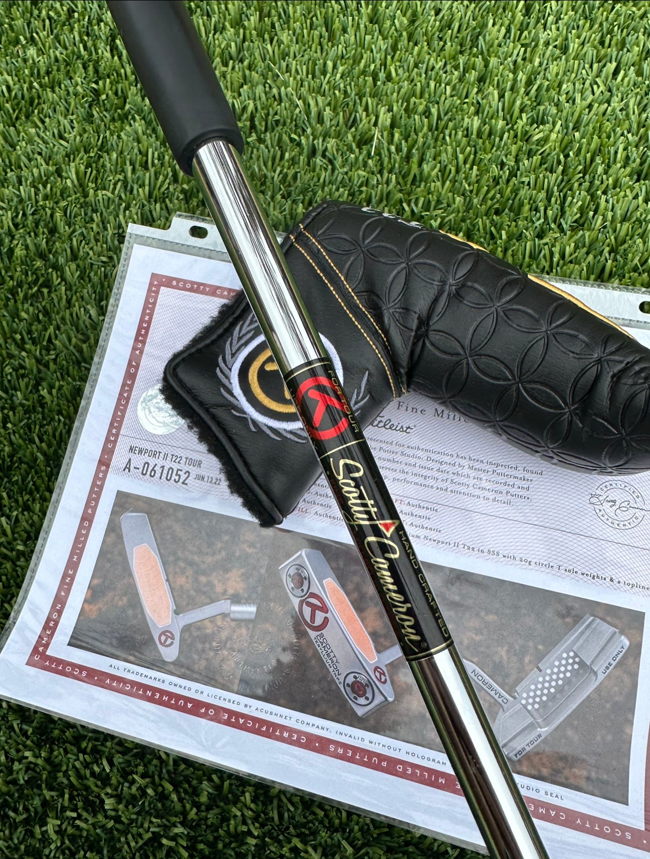 Scotty Cameron Newport 2 T22 Silver Mist Raw SSS 360G Circle T~~Brooks Koepka