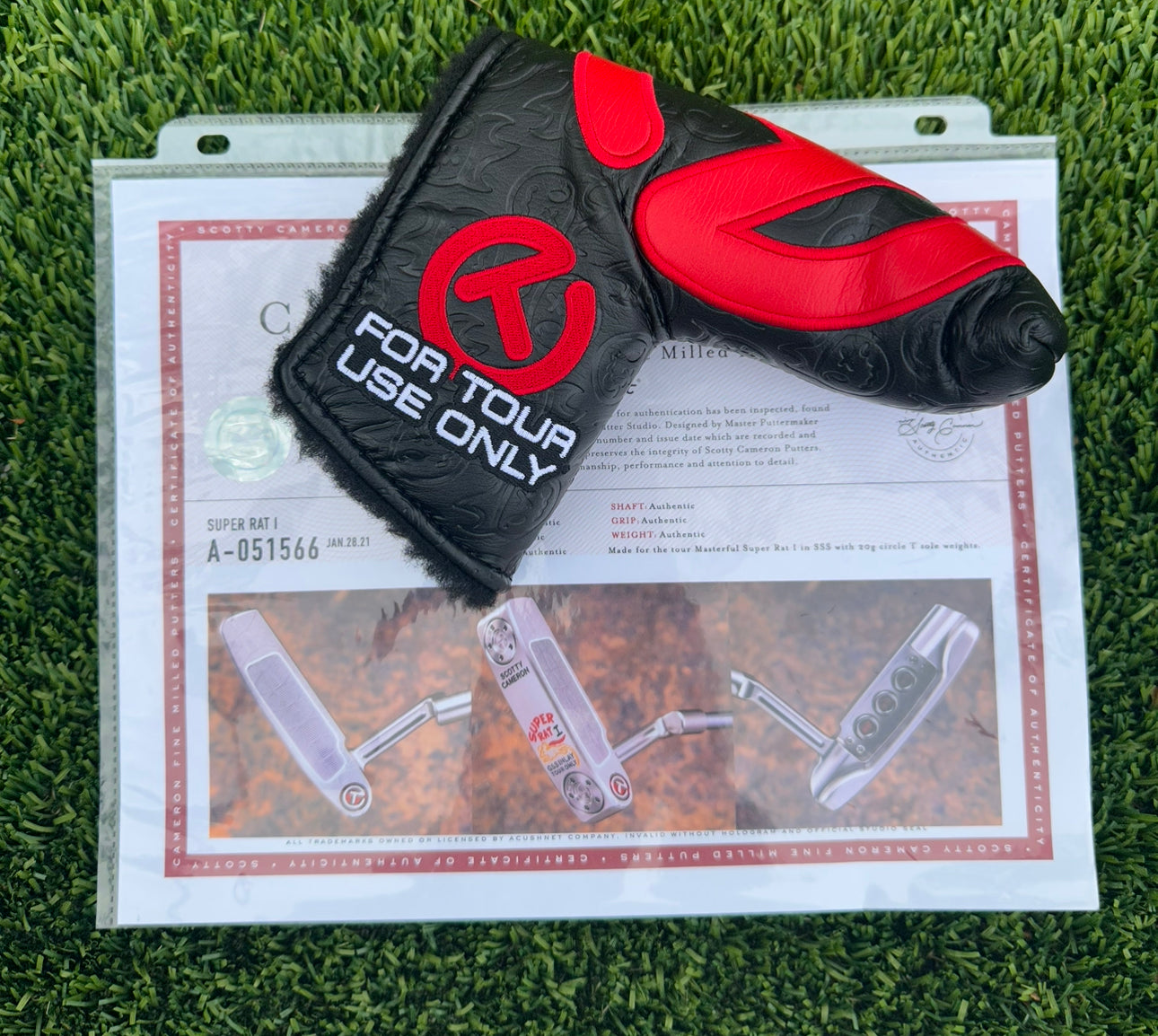Scotty Cameron Super Rat Masterful 1 GSS with SS Shaft Band 360G Circle T