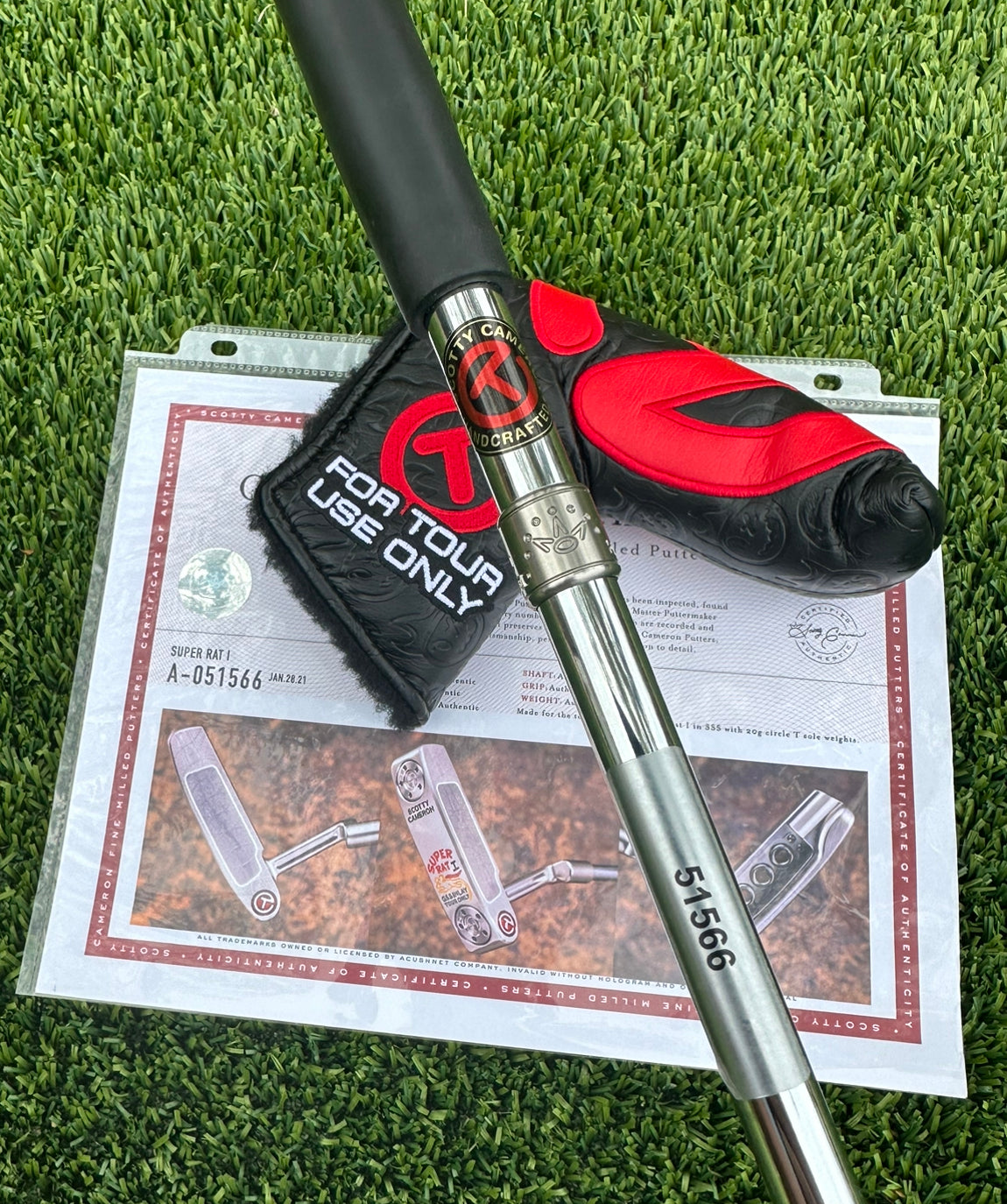 Scotty Cameron Super Rat Masterful 1 GSS with SS Shaft Band 360G Circle T