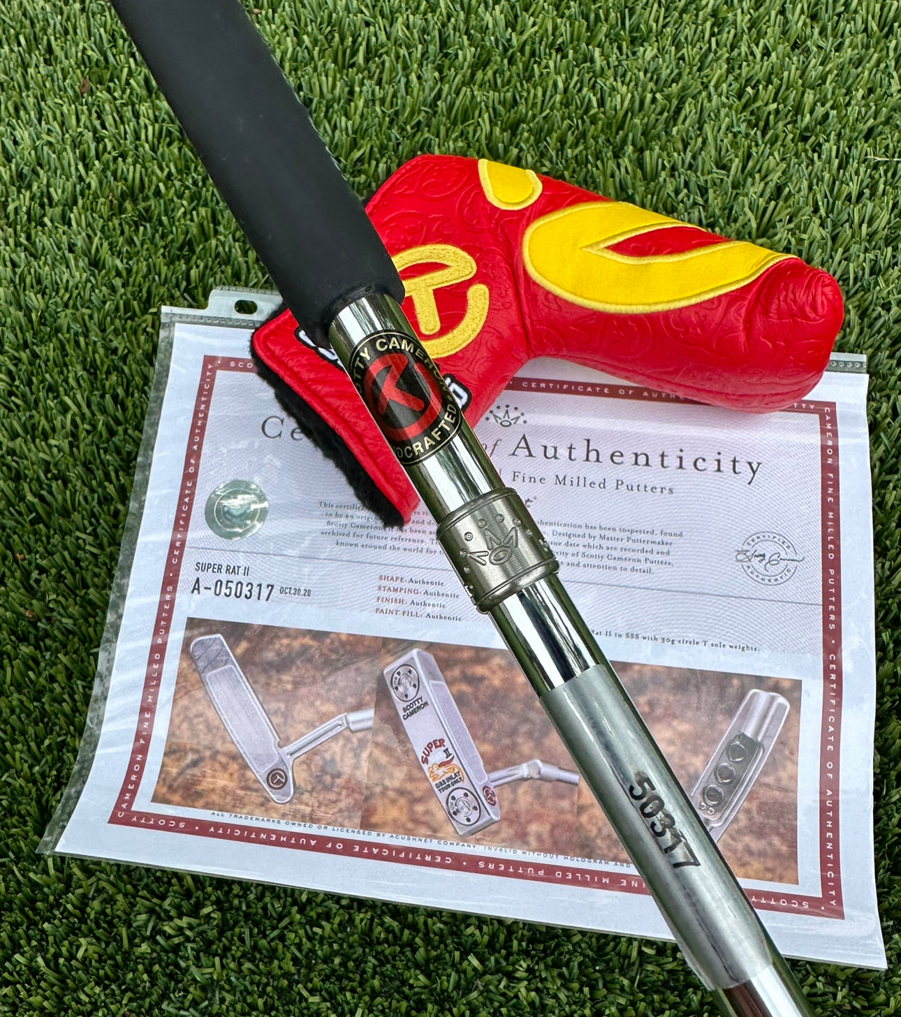 Scotty Cameron Tour Super Rat 2 Silver Mist GSS 360G Circle T Putter