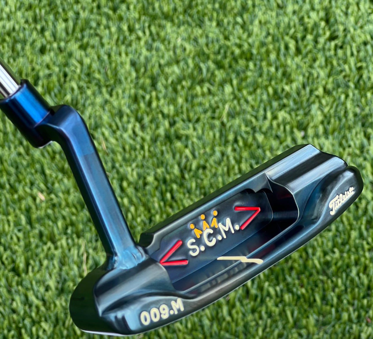 Scotty Cameron Tour Welded Neck 009M Chromatic Blue 350G Circle T
