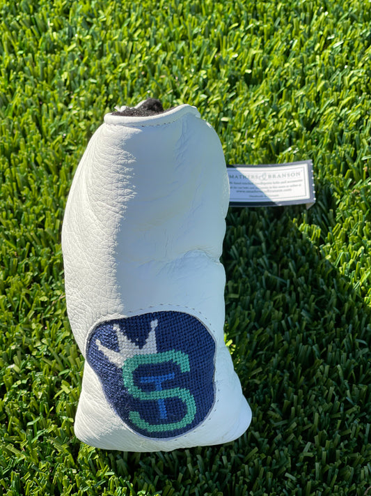 TourScottys Leather White Blade Headcover