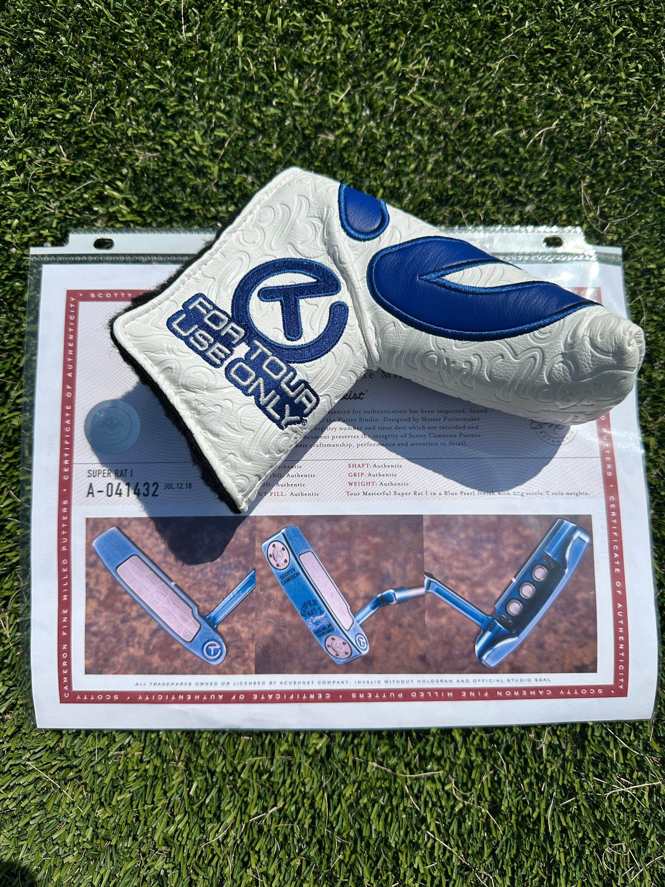 Scotty Cameron Chromatic Blue Pearl Super Rat GSS 360G