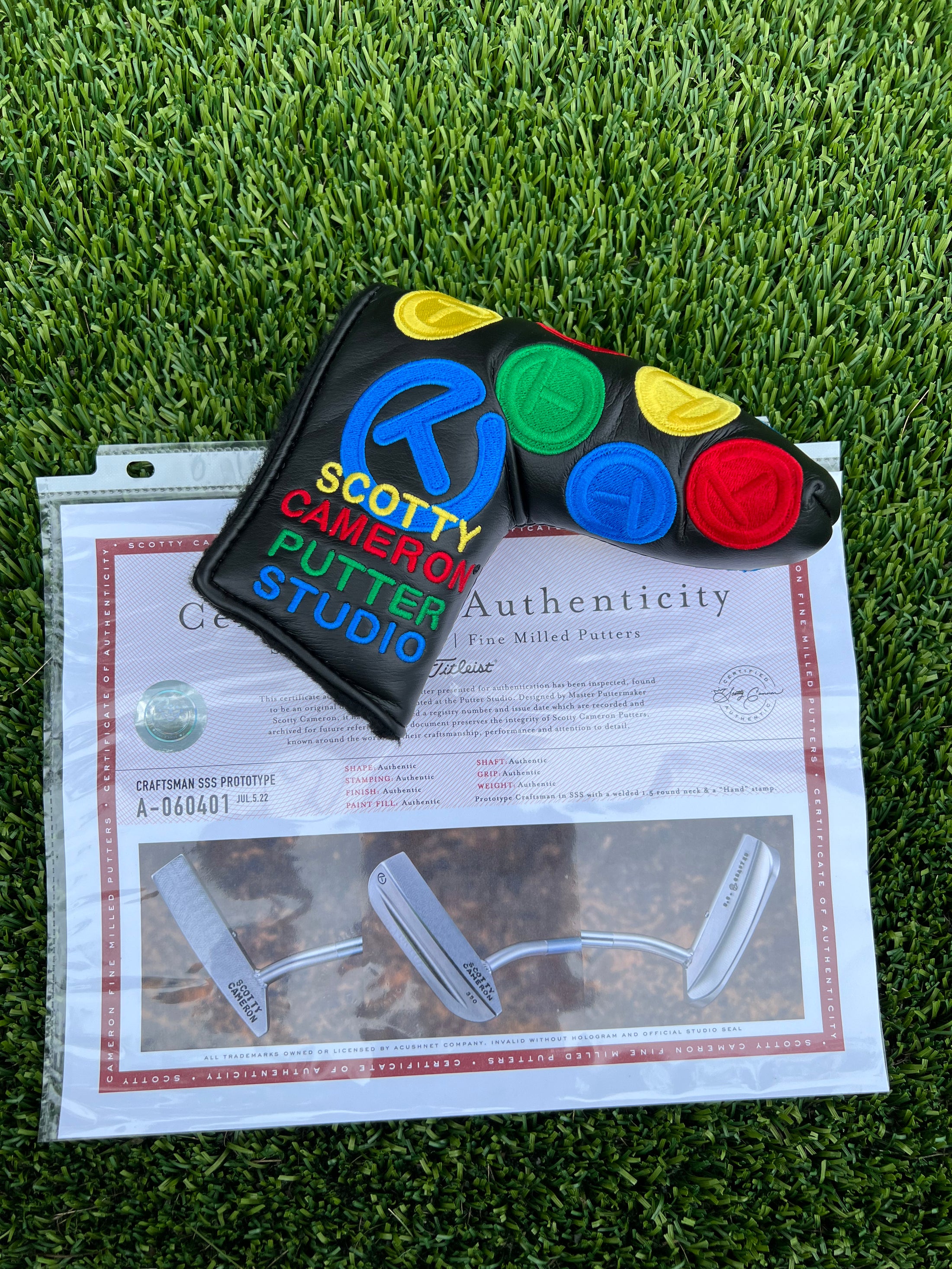 Scotty Cameron Welded Neck Craftsman SSS 350G Circle T