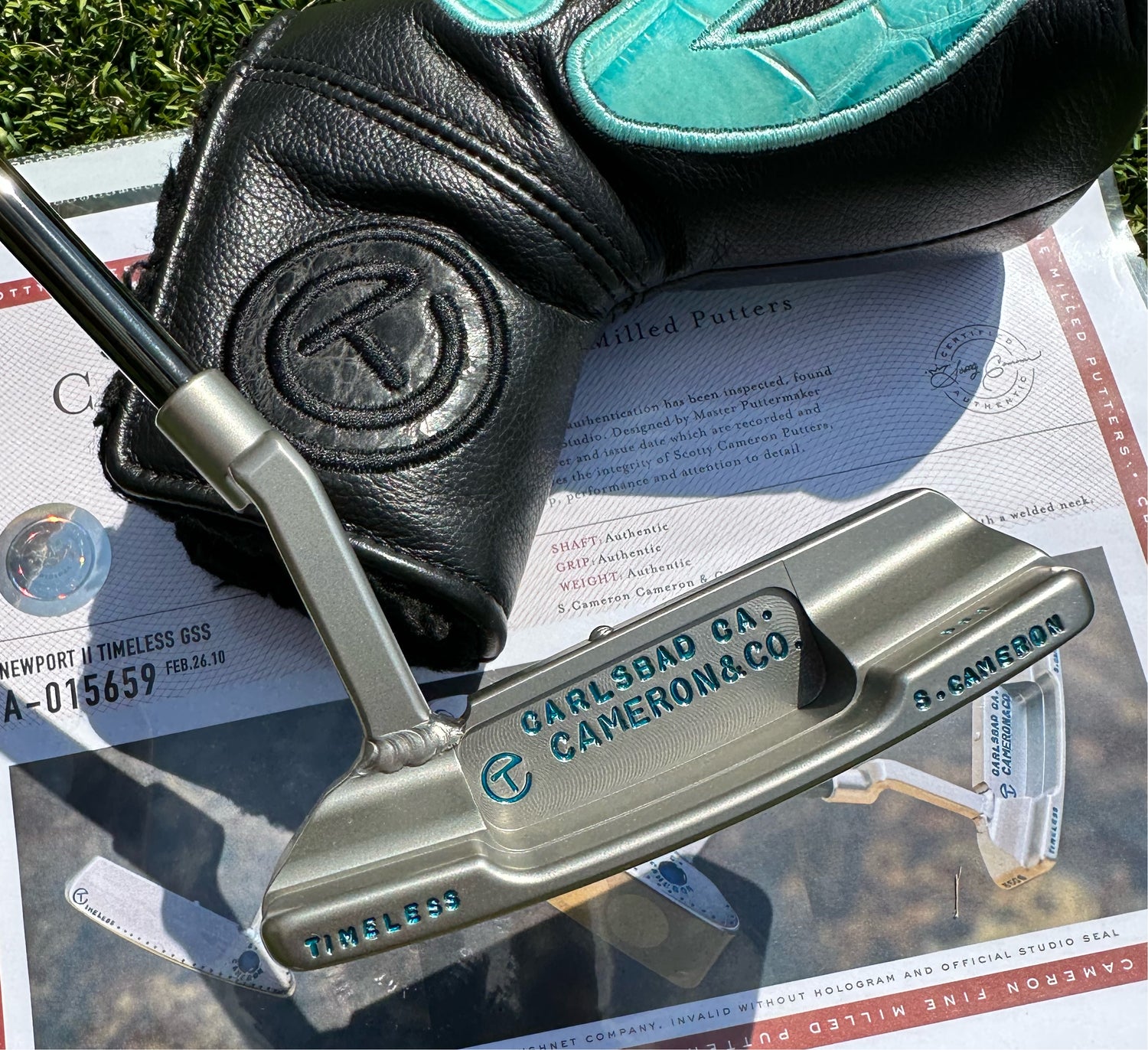 Scotty Cameron Timeless Newport 2 Custom 1/1 GSS Circle T 350G