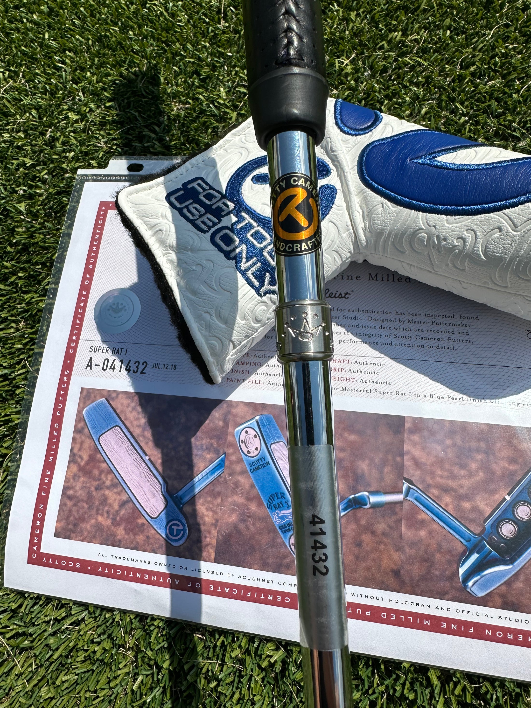 Scotty Cameron Chromatic Blue Pearl Super Rat GSS 360G