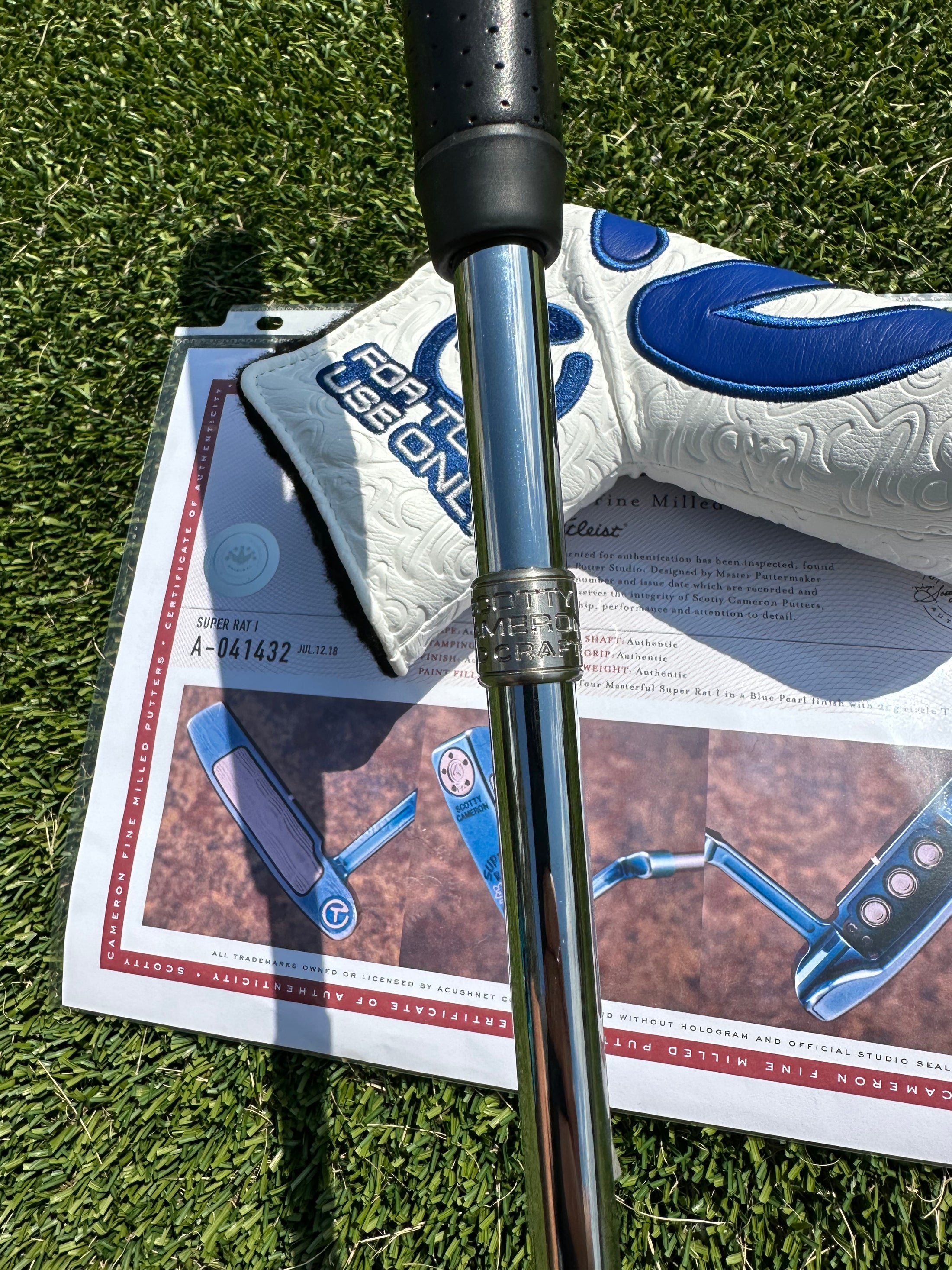 Scotty Cameron Chromatic Blue Pearl Super Rat GSS 360G